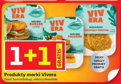 Produkty marki Vivera różne rodzaje promocja w Auchan