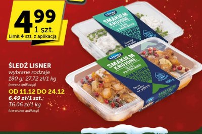 Śledź Lisner wybrane rodzaje promocja w ABC