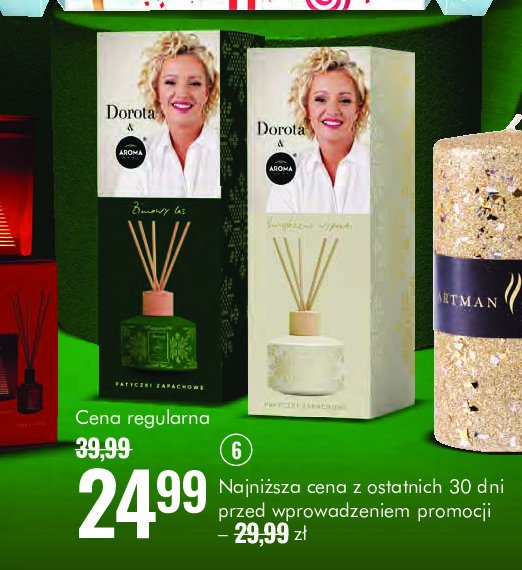 Patyczki zapachowe świąteczne wypieki Aroma home & dorota promocja w Super-Pharm