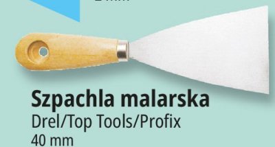 Szpachla malarska Drel/Top Tools/Profix 40 mm Leclerc promocja w Leclerc