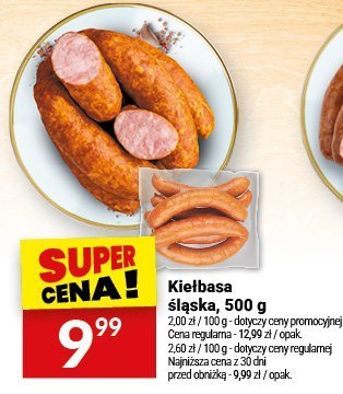 Kiełbasa śląska 500 g promocja w Twój Market