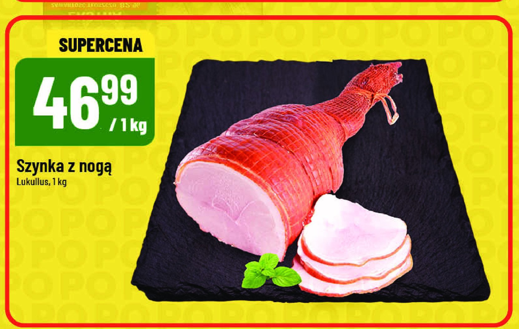 Szynka z nog膮 Lukullus promocja