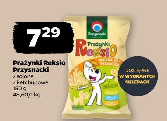 Prażynki reksio ketchup Przysnacki promocja