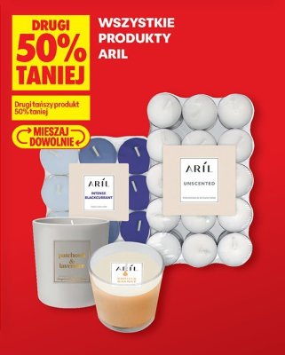 Świece Aril promocja w Biedronka