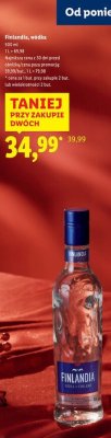 Wódka Finlandia 500 ml promocja w Lidl