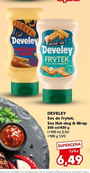 Sos do frytek DEVELEY FOOD TRIP promocja w Kaufland