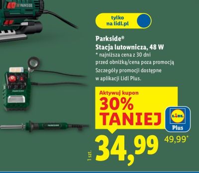 Stacja lutownicza 48 W promocja w Lidl