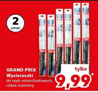 Wycieraczki GRAND PRIX do szyb samochodowych promocja w Kaufland