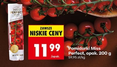 Pomidorki Miss Perfect promocja w Biedronka