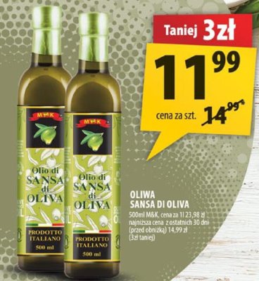 Oliwa sansa di oliva promocja w Arhelan