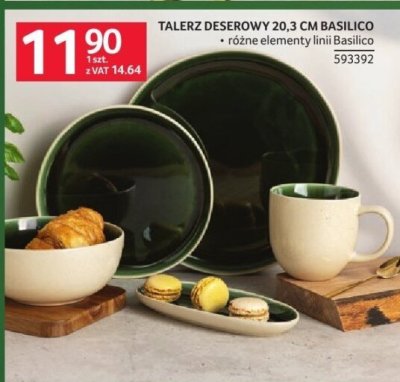 Talerz deserowy 20.3 cm Basilico promocja w Selgros