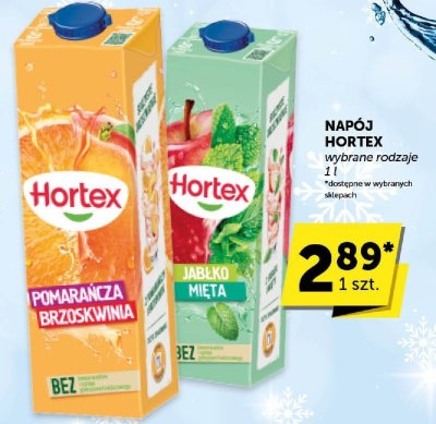 Sok Hortex Pomarańcza Brzoskwinia promocja w ABC