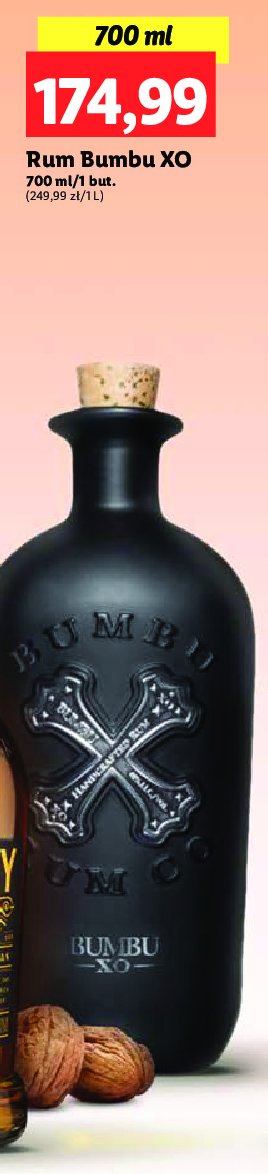 Rum BUMBU XO promocja w Lidl