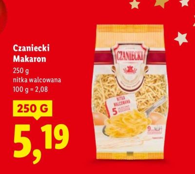 Makaron nitka walcowana  promocja w Lidl