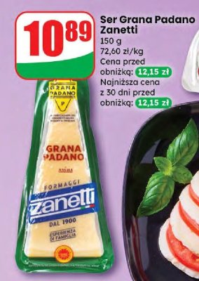 Ser Grana Padano Zanetti promocja w Dino