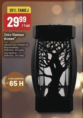 Znicz Glamour drzewo POLOmarket promocja w POLOmarket