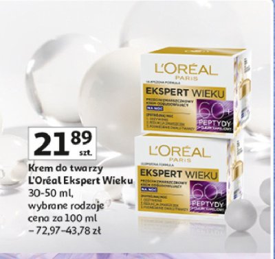 Krem na noc L'oreal ekspert wieku 60+ promocja