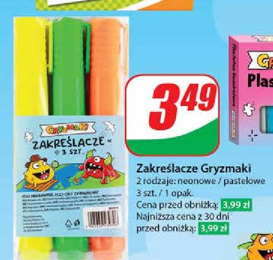 Zakreślacze Gryzmaki promocja