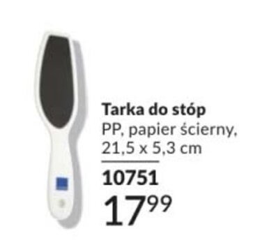 Tarka do stóp PP, papier ścierny, 21.5 x 5.3 cm promocja w AVON