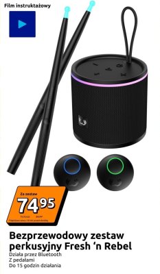 Bezprzewodowy zestaw perkusyjny promocja w Action