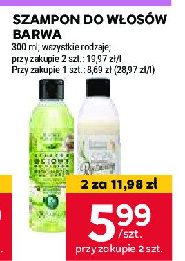 Szampon do włosów octowy Barwa naturalna promocja