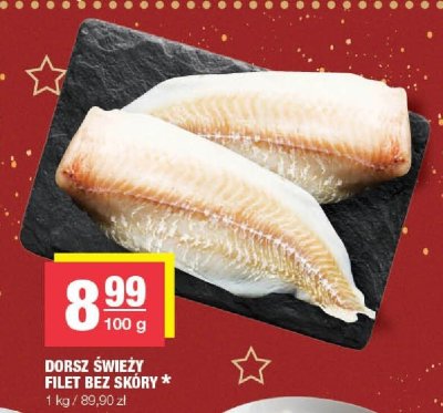 Dorsz świeży filet bez skóry SPAR promocja w SPAR