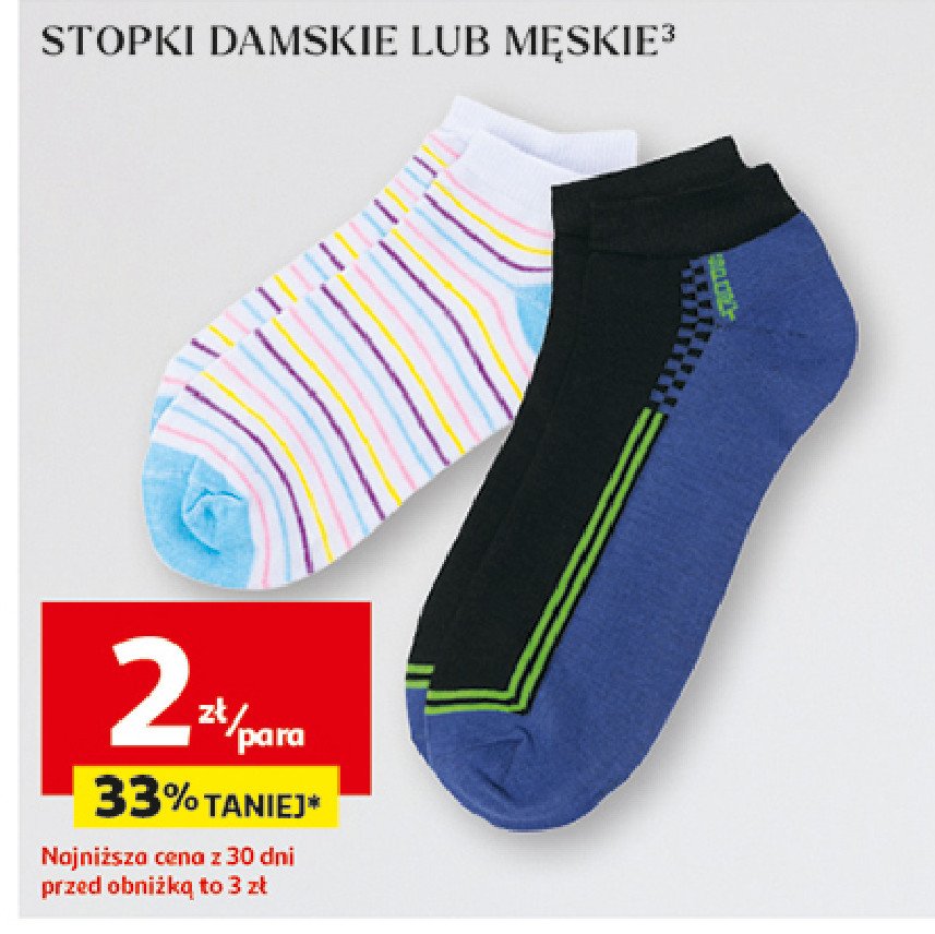 Stopki męskie promocja w Auchan