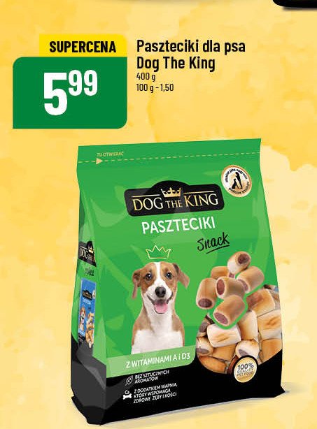 Paszteciki dla psa Dog the king promocja