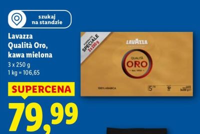 Kawa Qualità Oro mielona promocja w Lidl