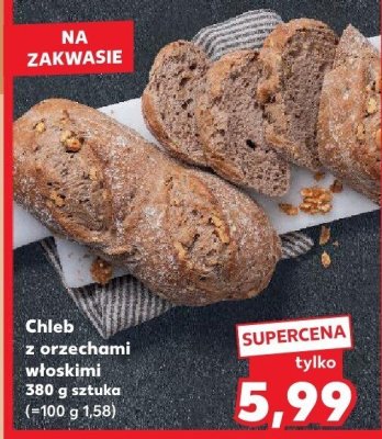 Chleb z orzechami włoskimi promocja w Kaufland