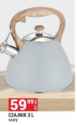 Czajnik 3 L szary promocja w Merkury Market
