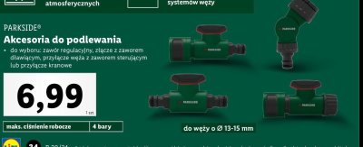 Zawór regulacyjny Parkside promocja
