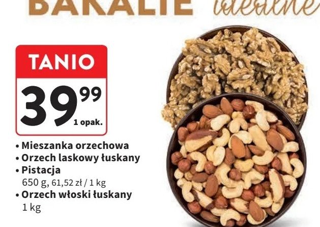 Orzech włoski łuskany promocja