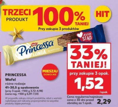 Wafel różne rodzaje promocja w Kaufland