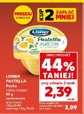 Pasta jajeczna ze szczypiorkiem Lisner pastella promocja