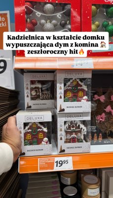 Kadzielnica domek świąteczny Deluxa promocja w Action