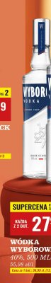 Wódka Wyborowa 40% 500 ml promocja w Biedronka