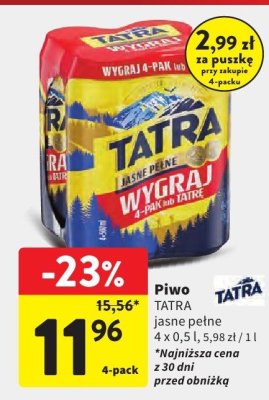 Piwo promocja w Intermarche