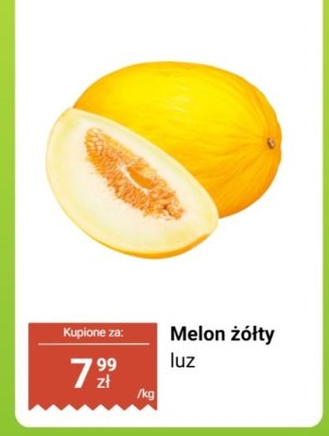 Melon żółty luz promocja w Biedronka