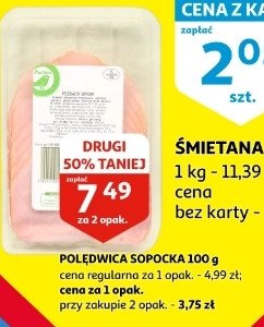 Poledwica sopocka Auchan promocja