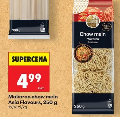 Makaron chow mein Asia Flavours promocja w Biedronka