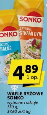 Wafle ryżowe Sonko promocja w Groszek