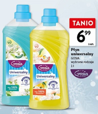 Płyn uniwersalny GOSIA wybrane rodzaje promocja w Intermarche