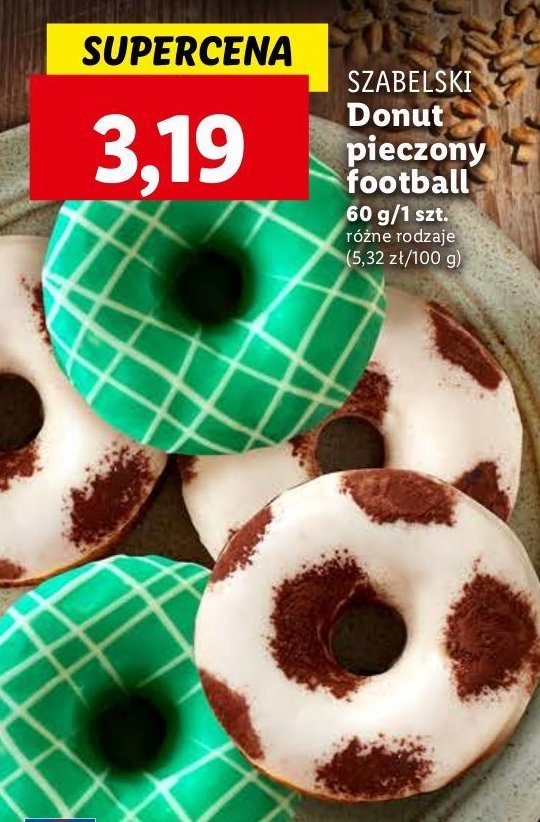 Donut football Cukiernia szabelski promocja