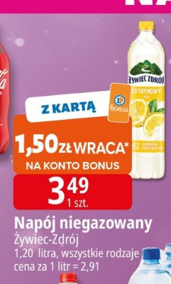 Napój niegazowany Żywiec Zdrój promocja w Leclerc