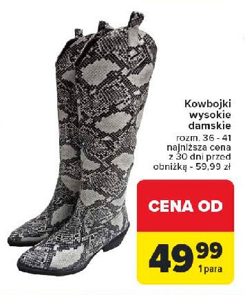 Kowbojki damskie 36-41 promocja