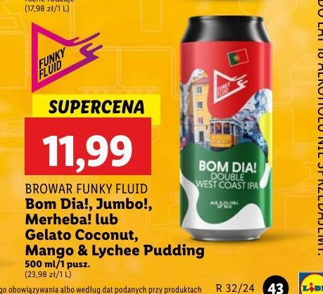 Piwo Funky fluid merhaba! promocja