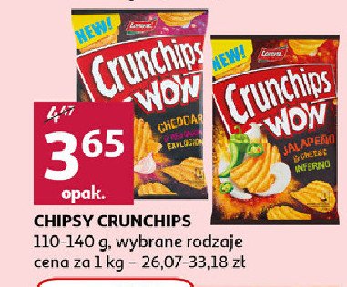 Chipsy cheddar & red onion explosion Crunchips wow Crunchips lorenz promocja