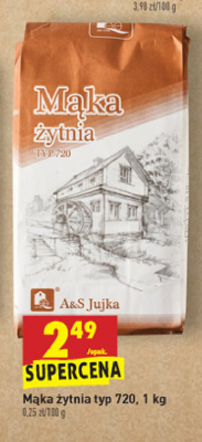 Mąka żytnia typ 720 promocja