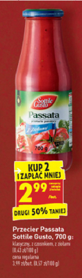 Passata z bazyli膮 Sottile gusto promocja